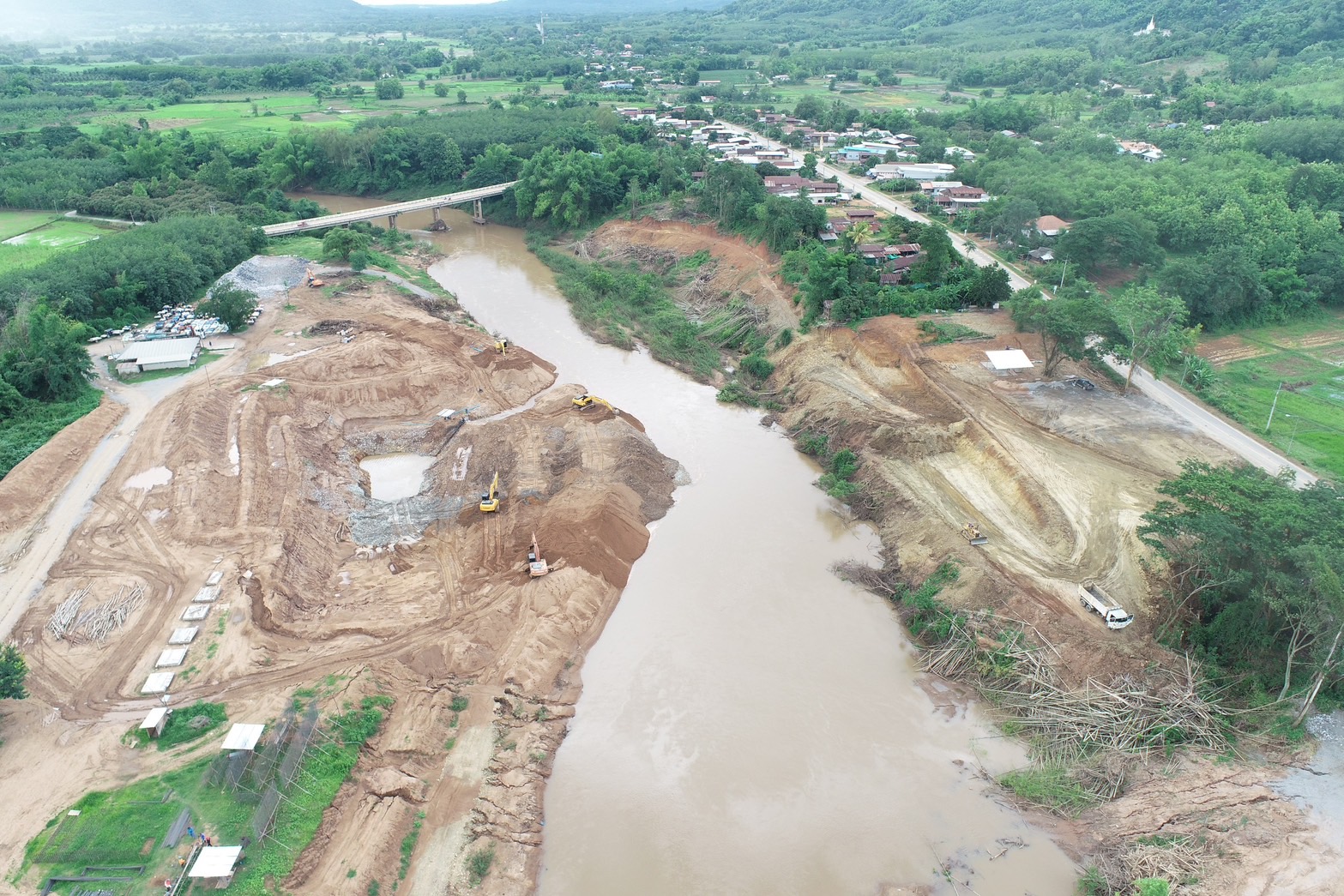 โครงการฝายยางบ้านท่ามะนาว